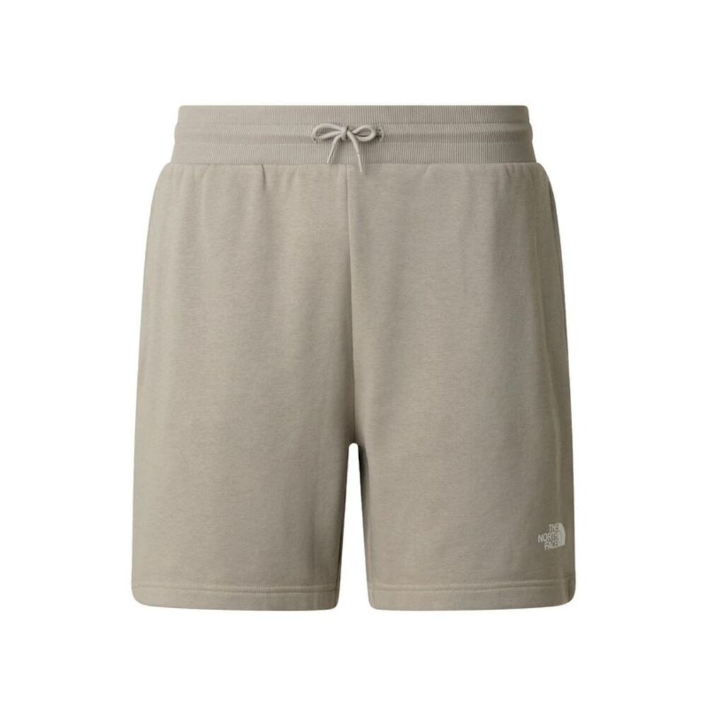 The North Face Mens Simple Dome Fleece Shorts / Stone Grey